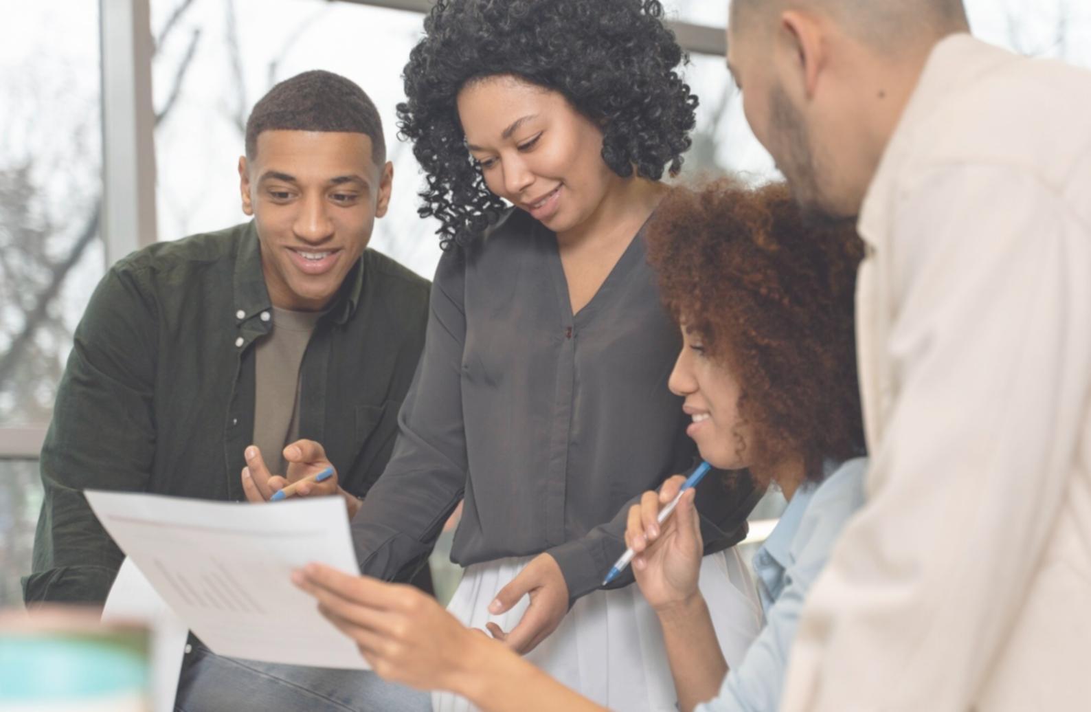 Séance de formation en groupe en 2018